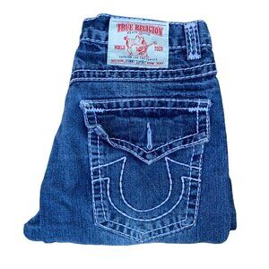 VINTAGE True Religion Jeans Size 34 JOHNNY SUPER T Blue